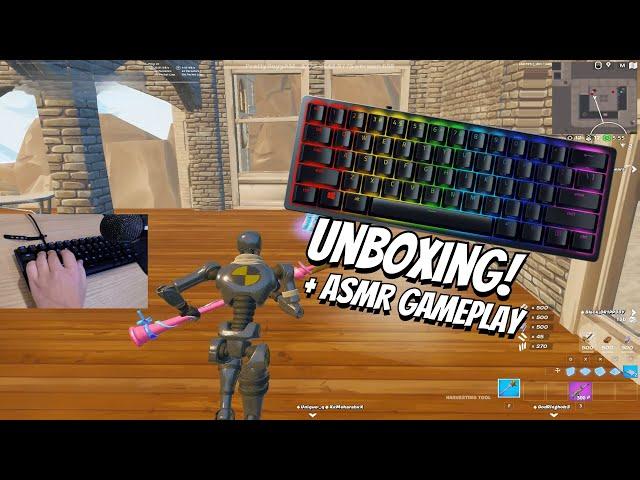 Razer Huntsman Mini Unboxing  Fortnite ASMR Gameplay (Clicky Optical Switches)