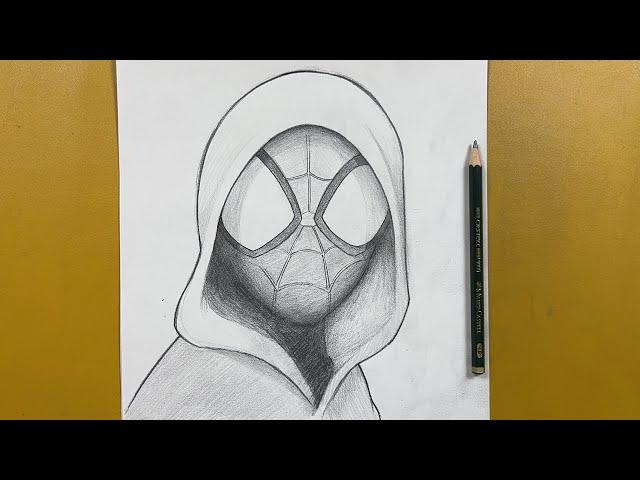 How to draw Miles morales Spider-Man || step-by-step