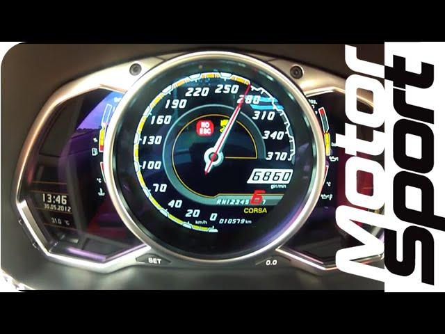 0-285 km/h : Lamborghini LP700-4 Aventador (Motorsport)