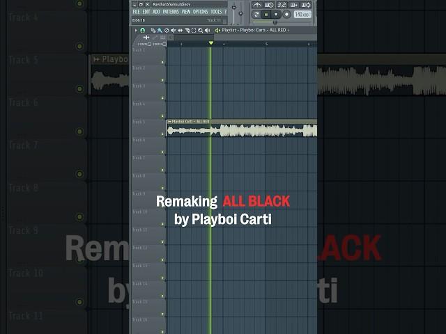 How to make "ALL RED" by Playboi Carti in FL Studio