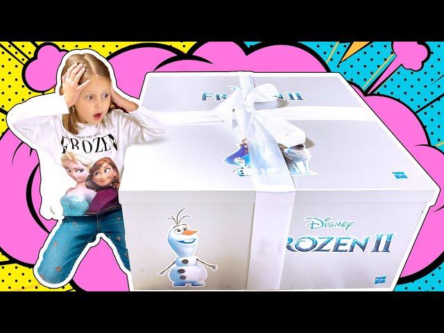 Необычный Огромный Подарок для Амельки! Ледяной Домик Frozen! Как его разморозить?