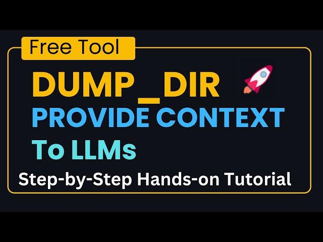 Easy Tool to Provide Context for LLMs from Clipboard - Dump_Dir