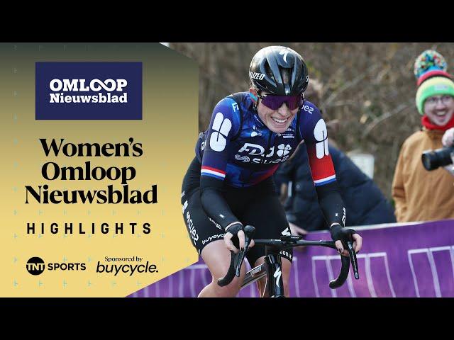 A WIN TO REMEMBER!  | Women's Omloop Nieuwsblad 2025 Race Highlights | TNT Sports Cycling