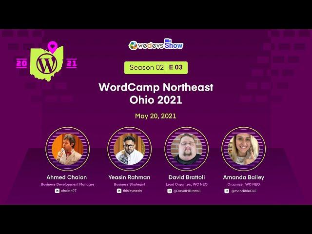 weDevs Show Season 02 Episode 03: WordCamp Northeast Ohio 2021