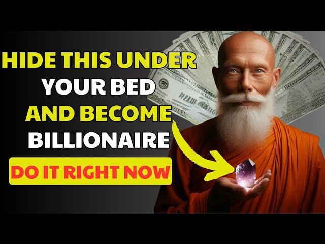 HIDE THIS In Your Bed in July And Your ENTIRE Year Will Be FLOODED With Money | Buddhist Teachings