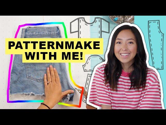 How to trace your clothes and turn them into PATTERNS! @coolirpa