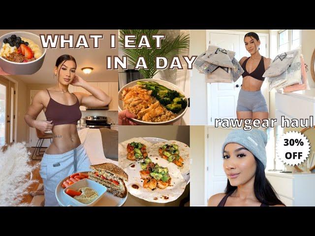 What I Eat in a Day Vlog | Rawgear Black Friday Sale + Try on Haul