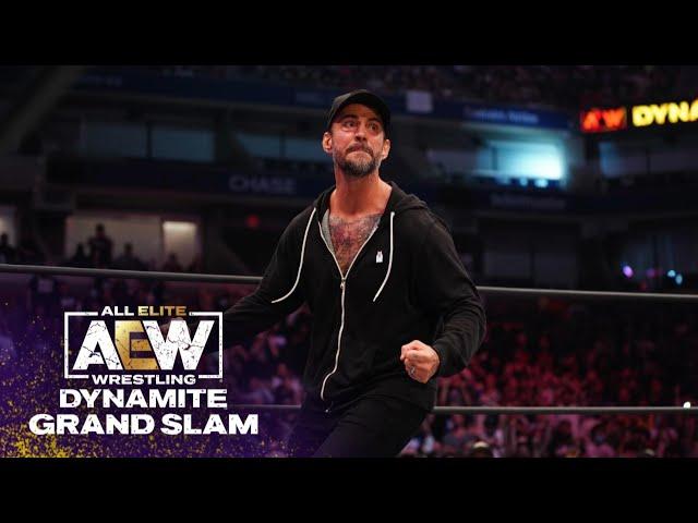 CM Punk Rocks 20,000 fans in Arthur Ashe Stadium | AEW Dynamite Grand Slam, 9/22/21