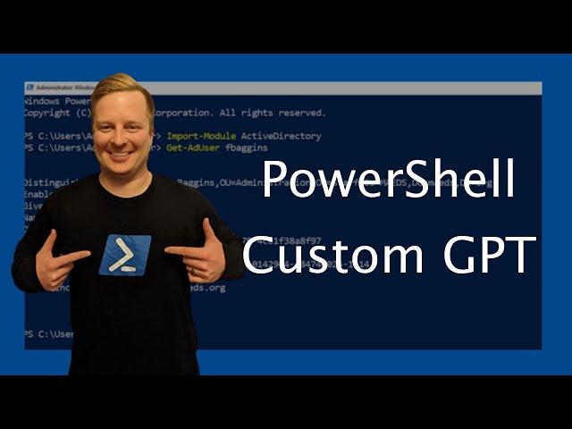 A Custom GPT Trained on My PowerShell Book