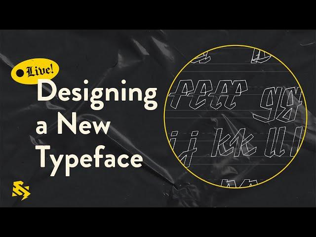  Designing a New Typeface! Design & Chill w/ Me