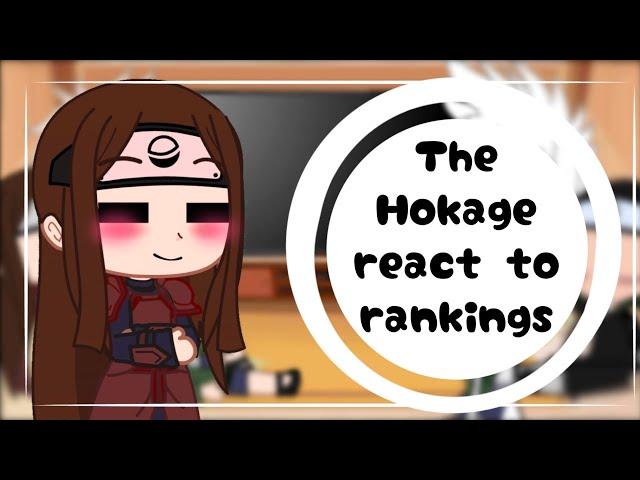 The Hokage’s react to the kage ranking||Gacha life||naruto||Eng+Deu