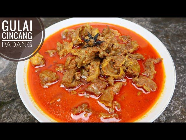 RESEP GULAI CINCANG PADANG | GULAI CINCANG RUMAH MAKAN PADANG MIRIP BANGET