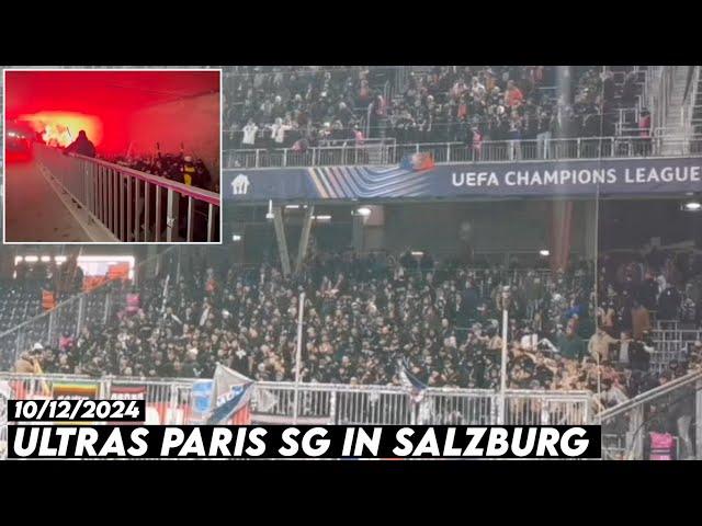 ULTRAS PARIS SG IN SALZBURG || RB Salzburg vs Paris Saint-Germain 10/12/2024