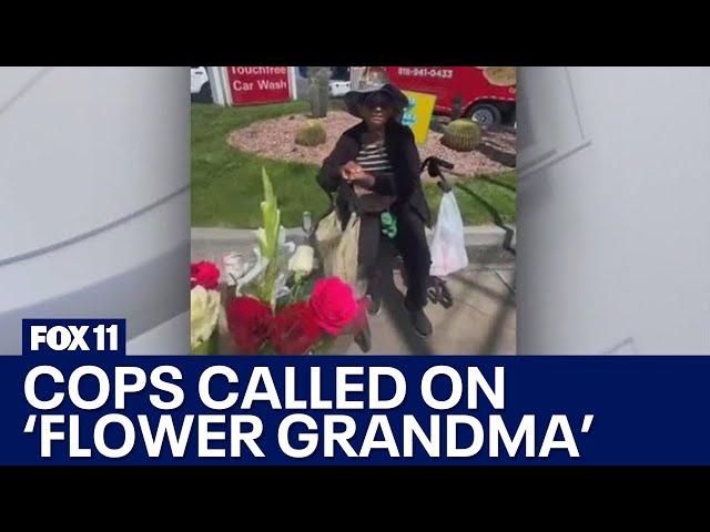 Van Nuys rallies around 'flower grandma' after cops are called on vendor