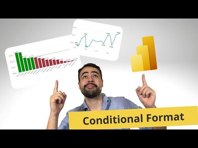 How to conditional format your visuals Power BI