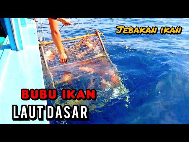 Kerja harian - Tarik bubu ikan Laut dasar