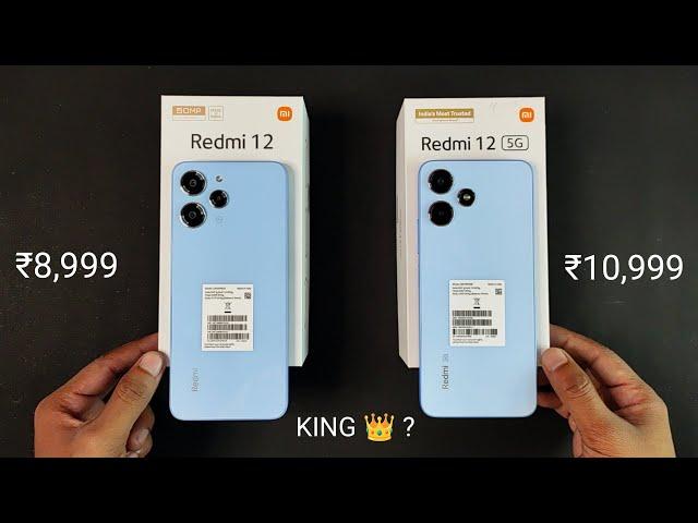 Redmi 12 5G vs Redmi 12 Full Comparison, Camera, Performance, Display Redmi 12 5g vs Redmi 12 4g