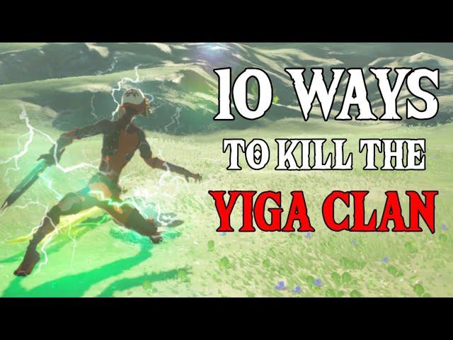 10 WAYS to Kill the YIGA CLAN! | Zelda: Breath of the Wild