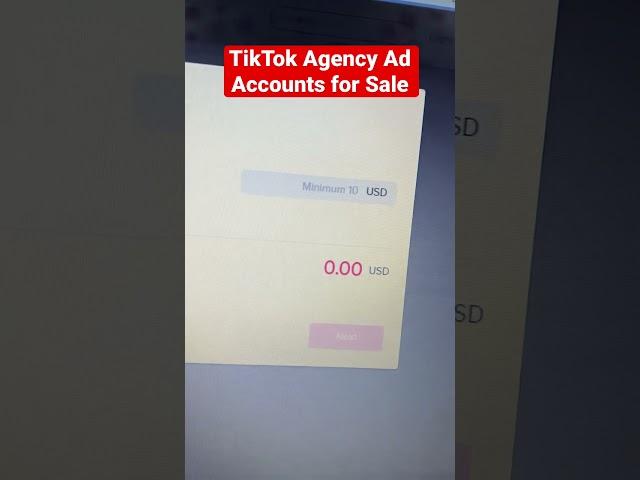 Tiktok agency ad accounts for sale | Tiktok agency accounts | TikTok agency | TikTok ads