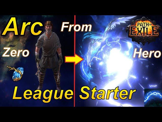 [3.24] The Ultimate Arc Lightning League Starter Build (Zero to Hero) - Path of Exile