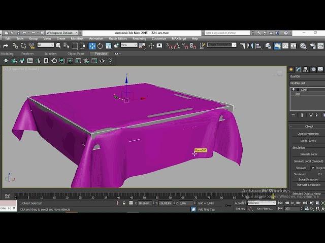 3ds Max dasturida dasturxon modelini ishlash