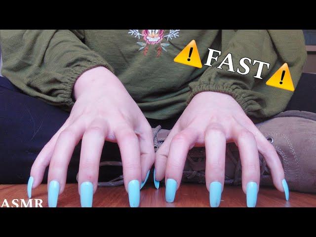 ️ACTUALLY FAST AND AGGRESSIVE TAPPING ASMR  (no talking )