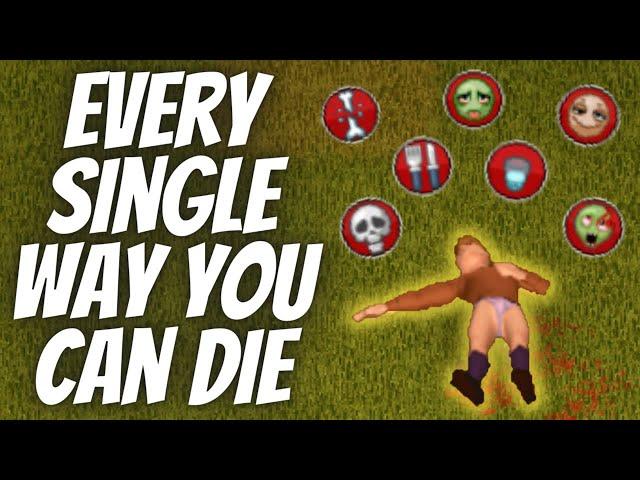 Every Way You can Die in Project Zomboid