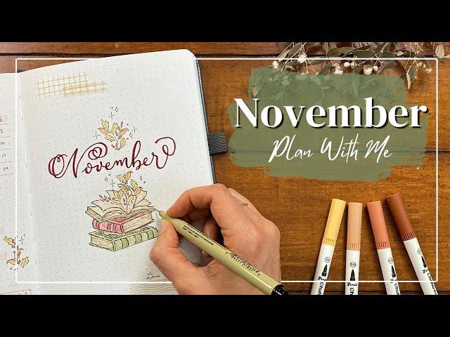 PLAN WITH ME!| November Bullet Journal Set Up | Fairytale Book Theme