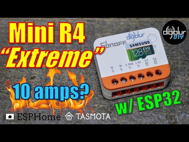 Sonoff Mini R4 Switch ESP32 and ESPHome & TASMOTA How To Guide