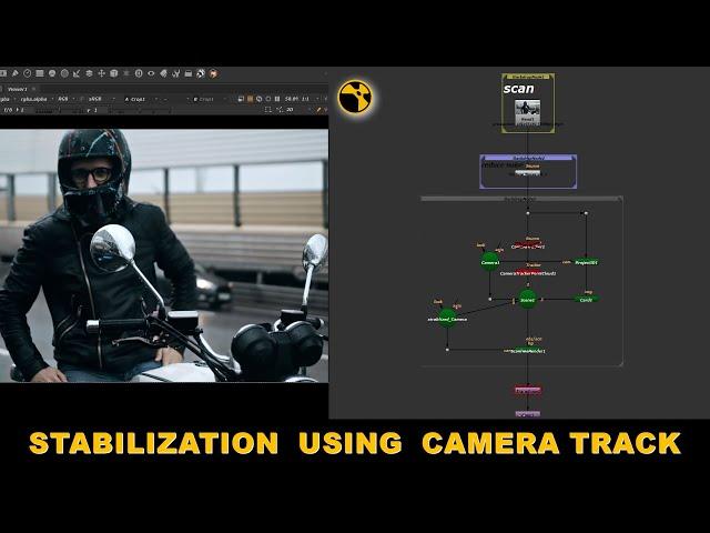 Nuke Tutorial :-  Footage Stabilization Using Camera Track