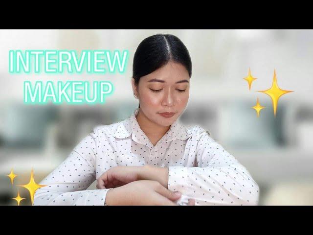 INTERVIEW MAKEUP LOOK