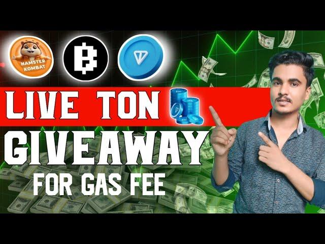 Hamster Kombat Ton Giveaway || Hamster Kombat Gas fee giveaway 