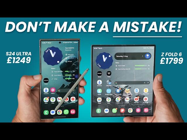 Galaxy Z Fold 6 vs Galaxy S24 Ultra - There's A Clear Winner