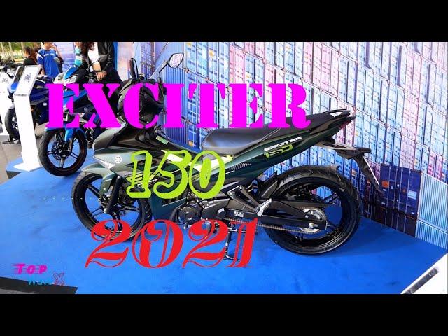 Yamaha Exciter 150i 2021 - Xanh lục nhám - Matte Green - Y-Riders FEST 2020 - Walkaround | Top WaveX