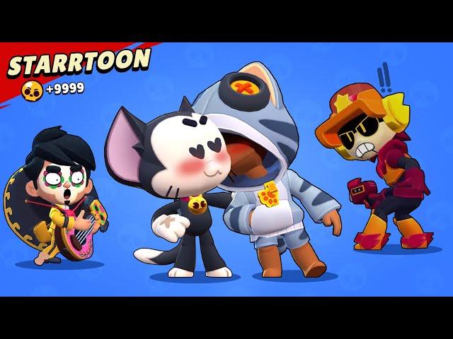 KIT KISS LEON Poco CCTV Larry & Lawrie #starrtoon  Brawl Stars