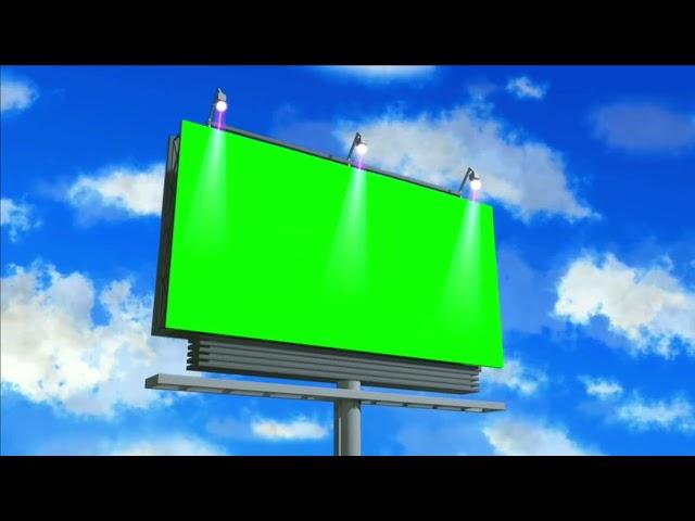 Advertising Billboard Green Screen stock footage - @vfxtools247