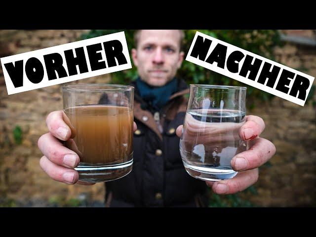 WASSERFILTER mit PFLANZENKOHLE selber bauen [Anleitung ]