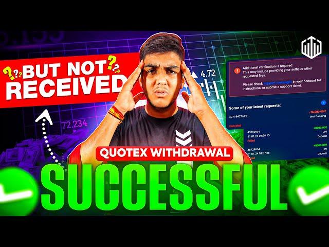 How to Solve Quotex Deposit & withdrawal Problem | Quotex Deposit failed | Quotex withdrawal Failed