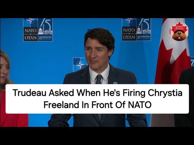 Trudeau Asked About Firing Freeland