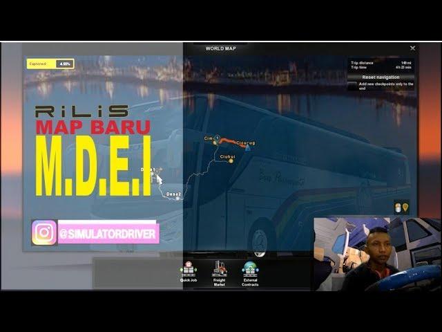 New Map Desa Extreme Indonesia (M.D.E.I)//ETS2 Bus Mod Indonesia