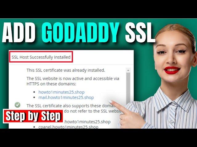 How to install SSL Certificate on GoDaddy cPanel | Full Guide