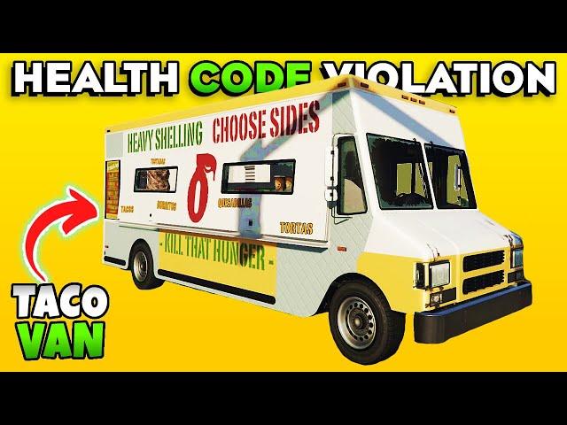 GTA 5 Online How to Get Health Code Violations Dispatch Work (Taco Van New Vehicle in GTA Online)