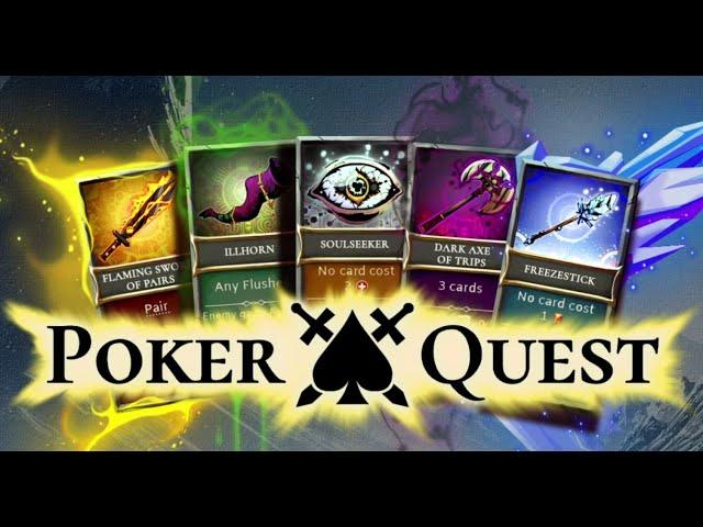 Playing Poker & a RPG all in one game  - Poker Quest