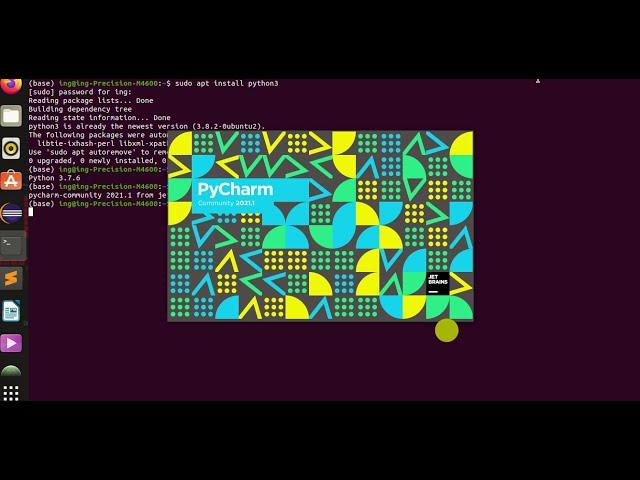COMMENT INSTALLER PYTHON ET PYCHARM SUR UBUNTU 20.04