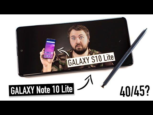 Galaxy S10 Lite и Note 10 Lite с экранами 6.7 и батареей 4500. Зачем, Samsung?