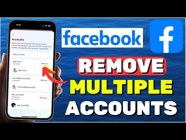 How To Remove Multiple Accounts On Facebook (2024)