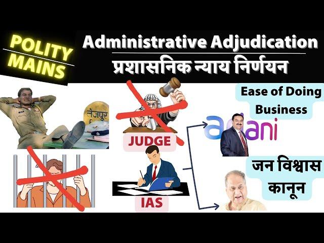 [Polity] Administrative Adjudication, Delegated Legislation, Separation of Powers, Jan Vishwas Act