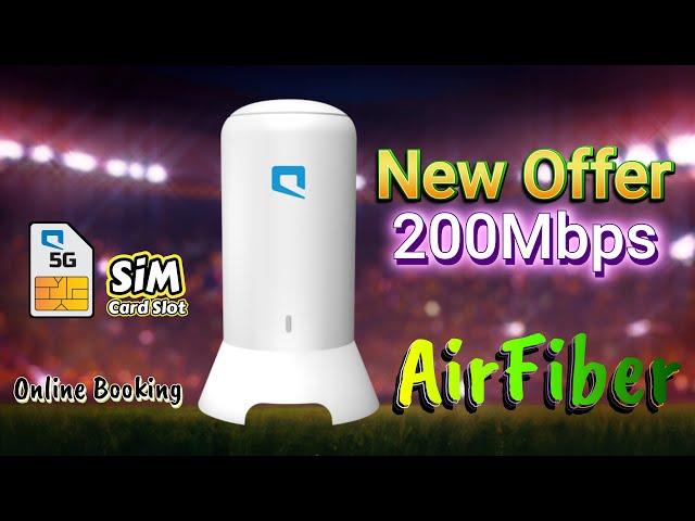 Mobily 200Mbps, 5G, Airfiber, with SiM Card Slot, New Offer, Online Booking