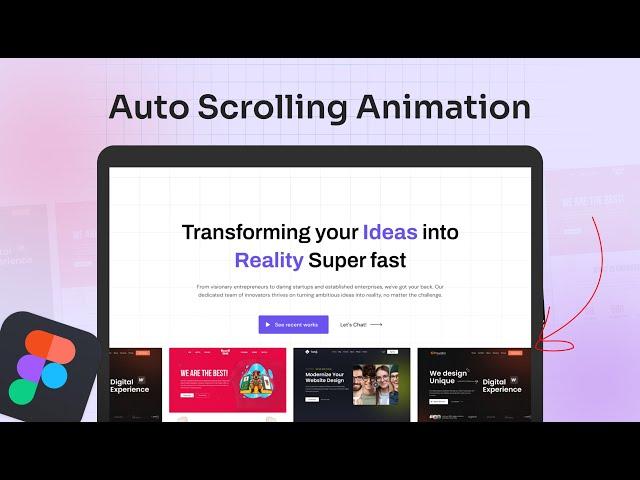 How to prototype Auto Scrolling Animation in Figma - Expert Azi