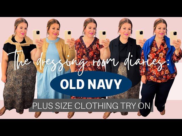 Old Navy Plus Size Clothing Try On: The Dressing Room Diaries with Jen | Plus Size Work Outfits